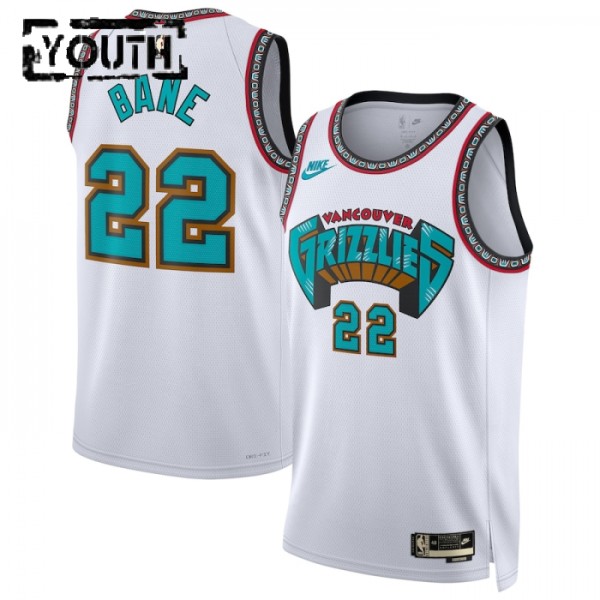 Memphis Grizzlies Trikot Desmond Bane Nike 2024-25 Classic Edition Weiß Swingman - Kinder
